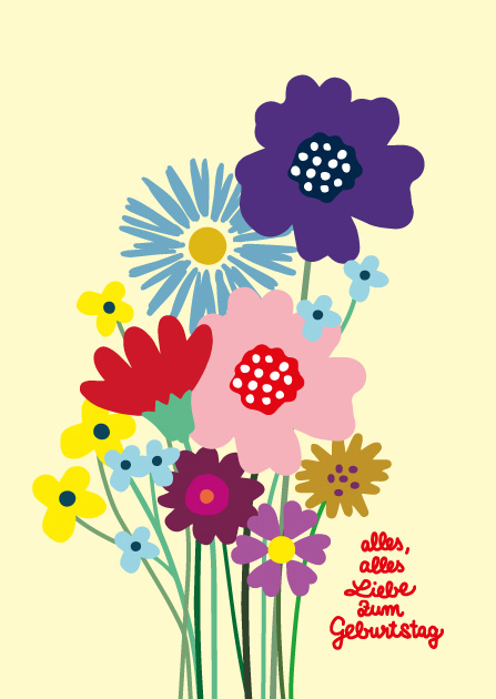 Postkarte - illi - BLOMBU