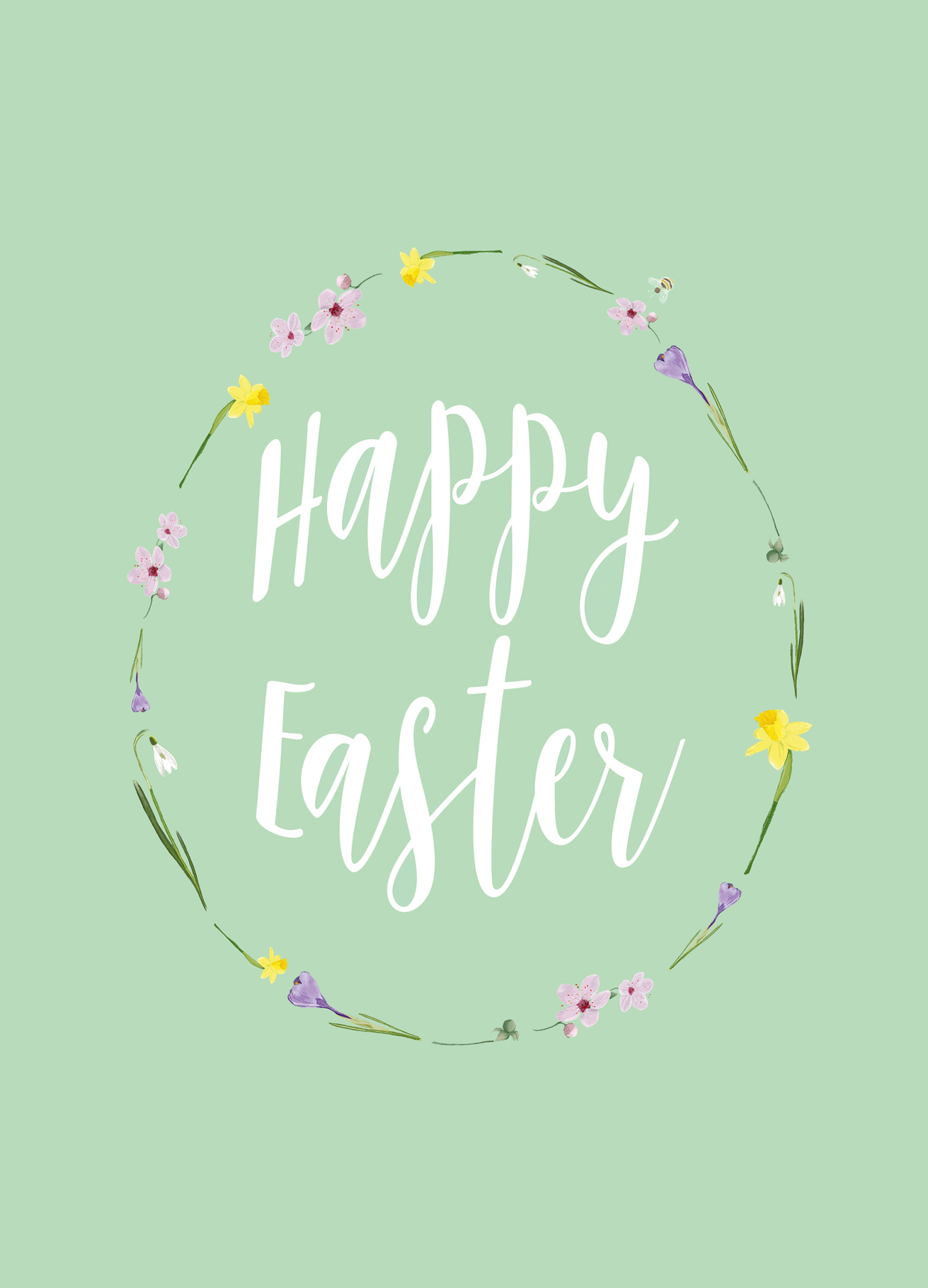 *PK - m-illu Save the bees HAPPY EASTER