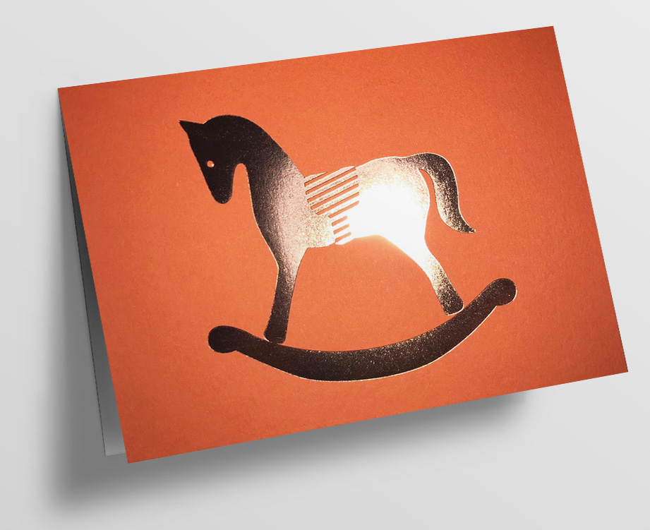 *DK C6 - pure - Schaukelpferd, orange