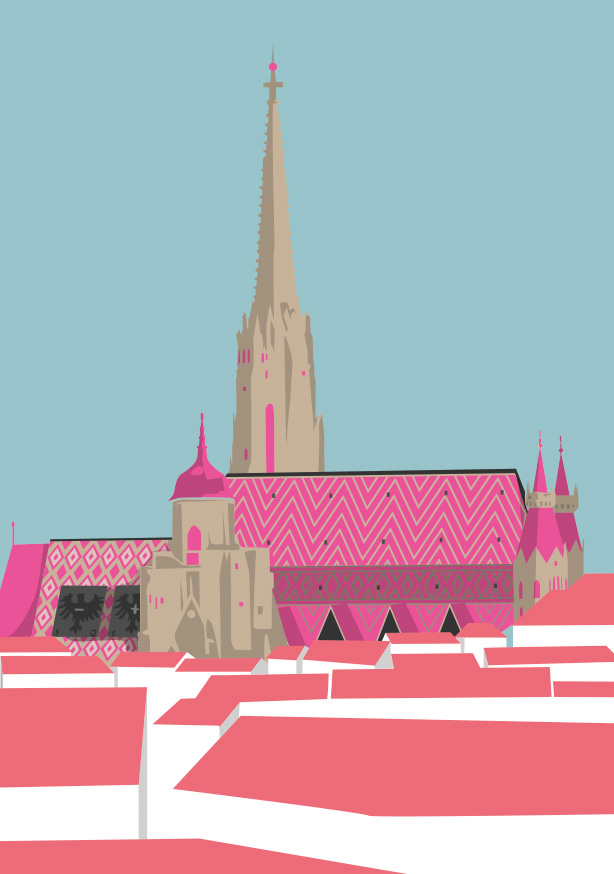 Postcard - Bon Voyage - Stephansdom, Wien