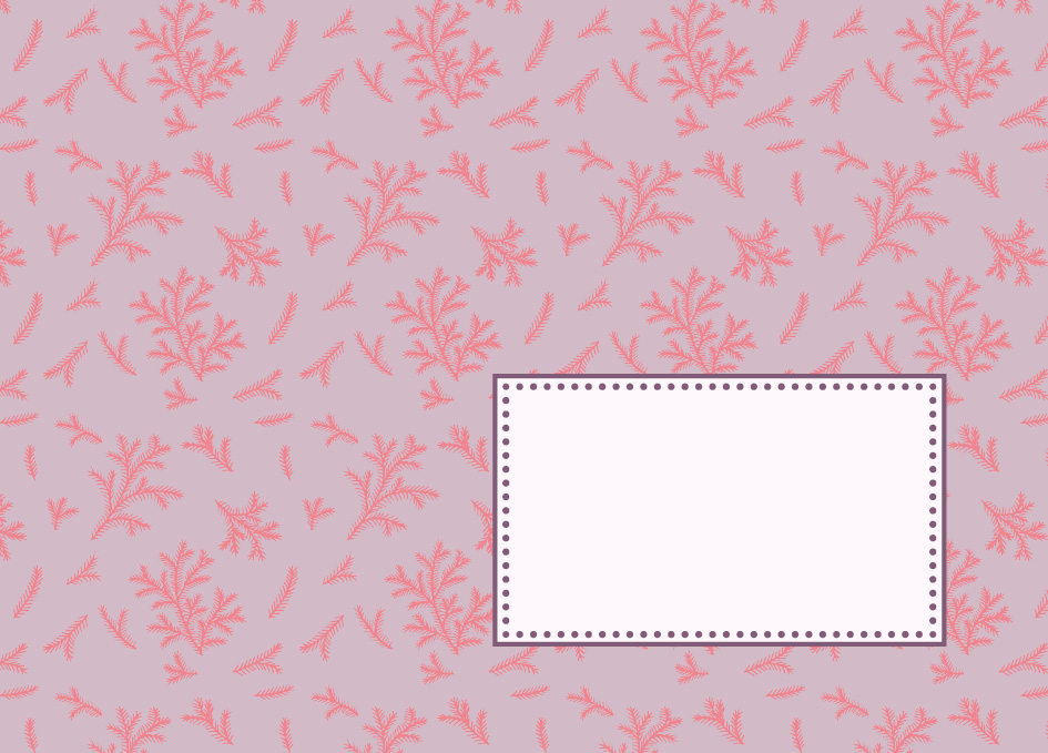 *Umschlag - Toni Starck Pattern - Pinky Branches