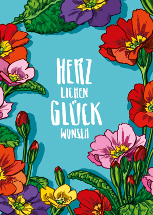 *PK - illi - Primula Glückwunsch