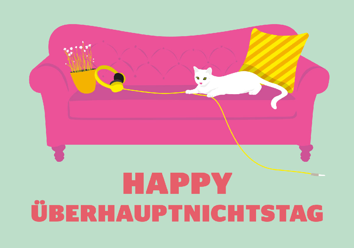 Postkarte - luminous - Happy Überhauptnichtstag