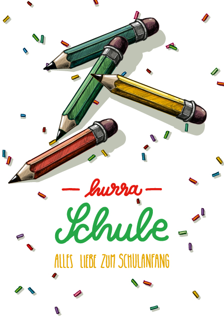 Postcard - illi - PAARALAN Hurra Schule