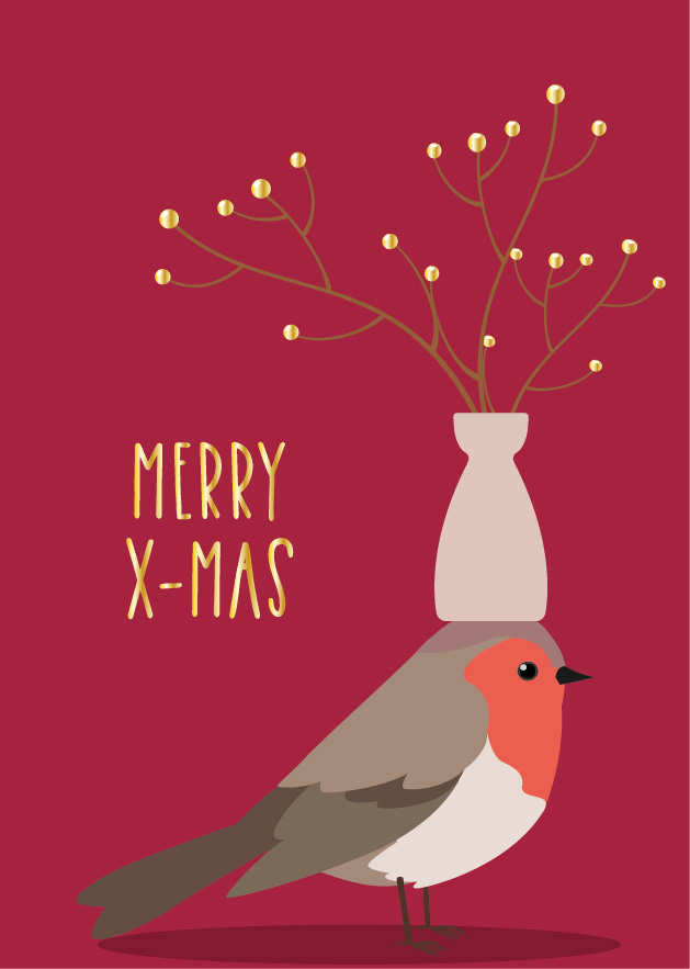 *PK - Toni Starck - bird with vase