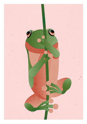 Postcard - Daria Ivanova - Frog