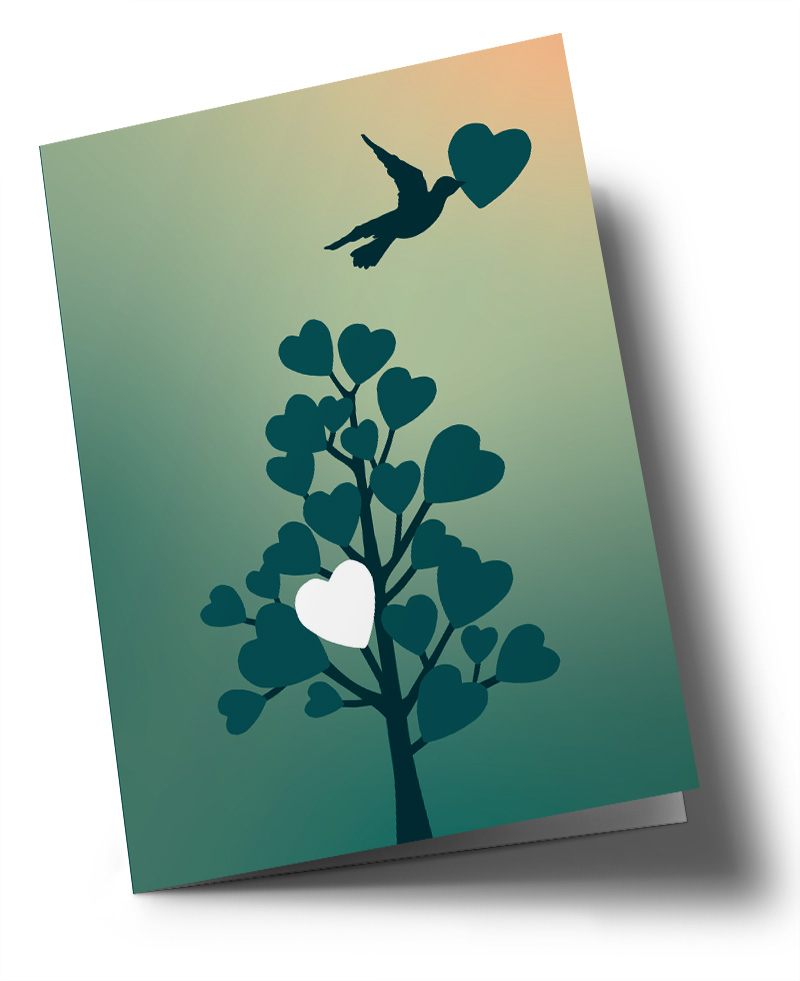 Klappkarte B6 - illi - ATMA