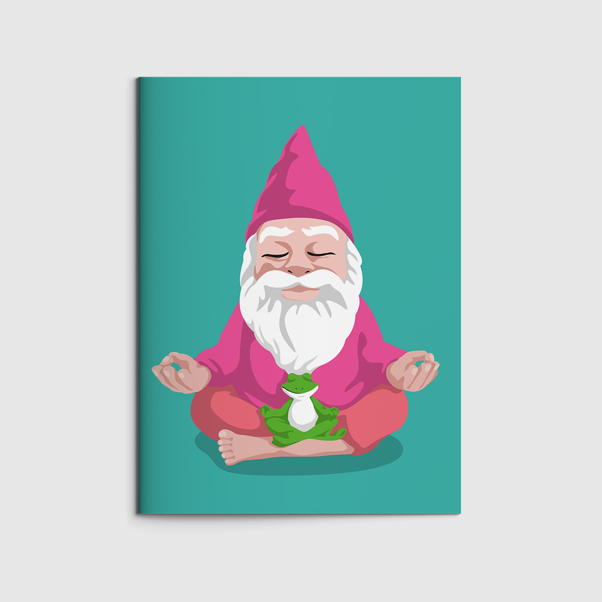 Notizheft A6 - neonstyle - OM Gnome