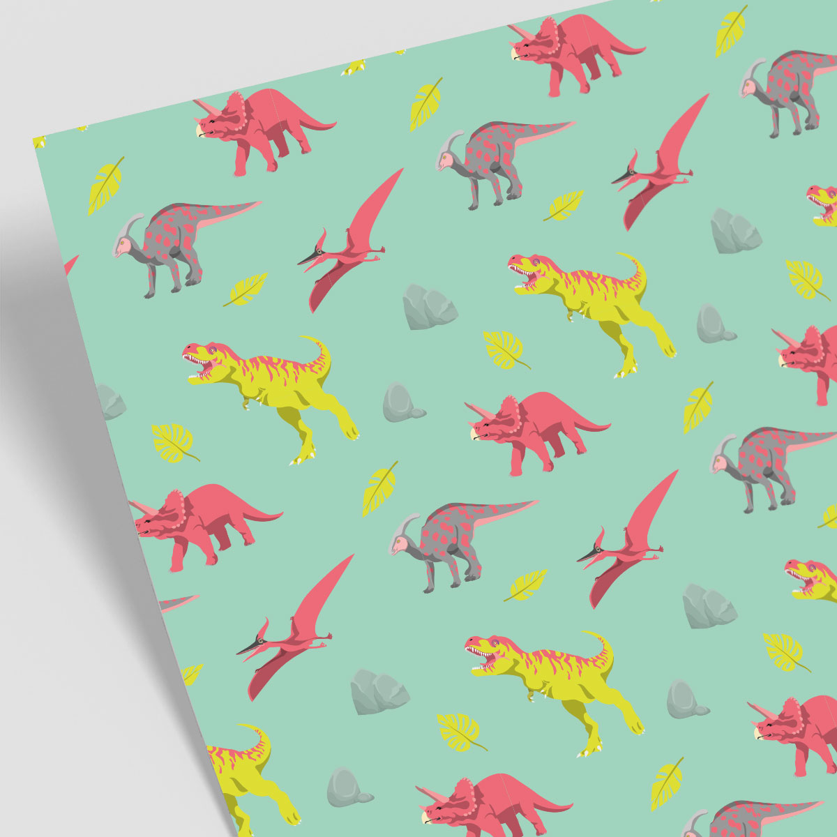 Wrapping paper - neonstyle - Dinos