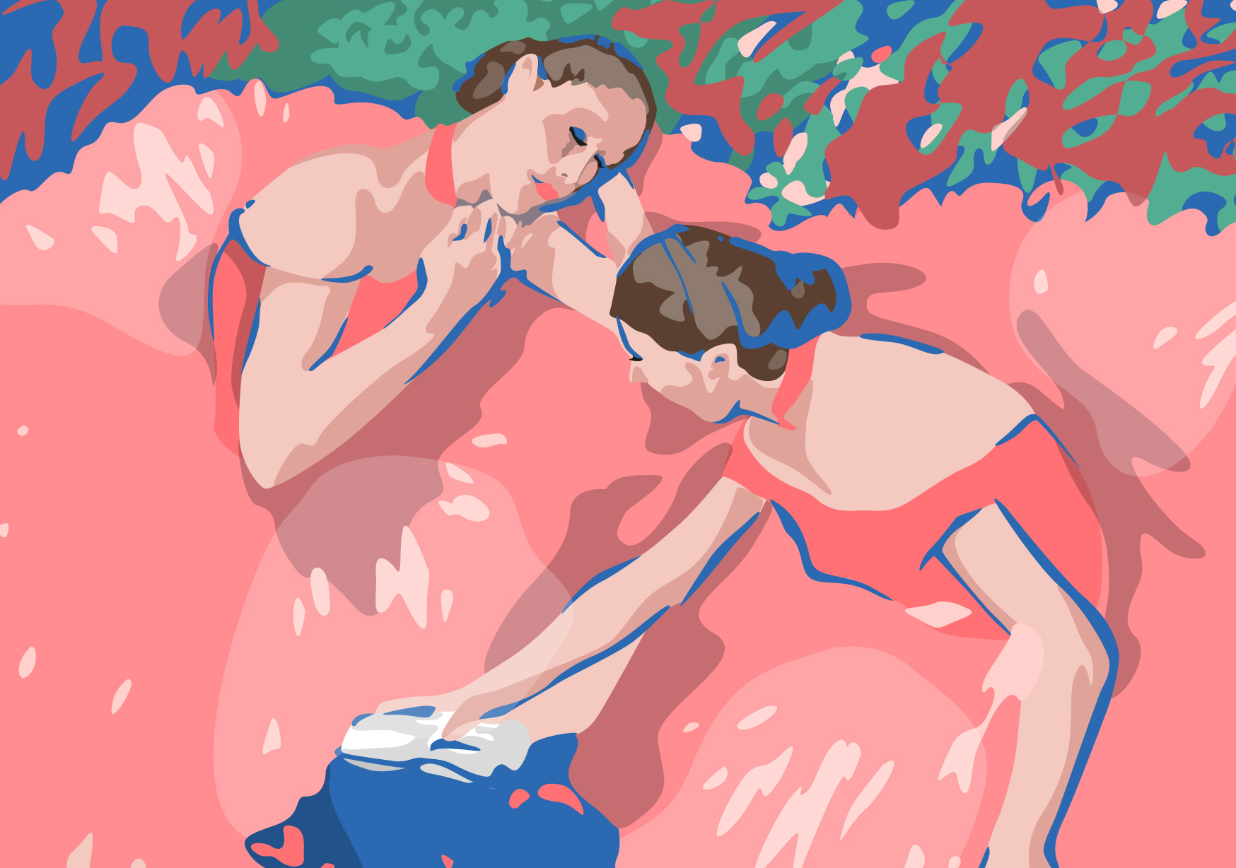 Postkarte - Museum Art - Two Dancers around 1898, Degas