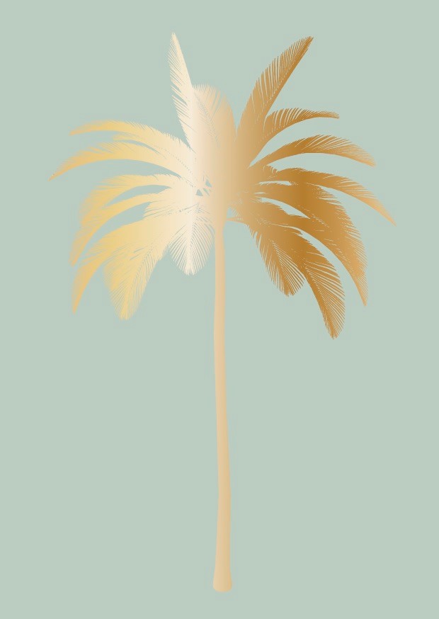 Postkarte - Toni Starck - palm