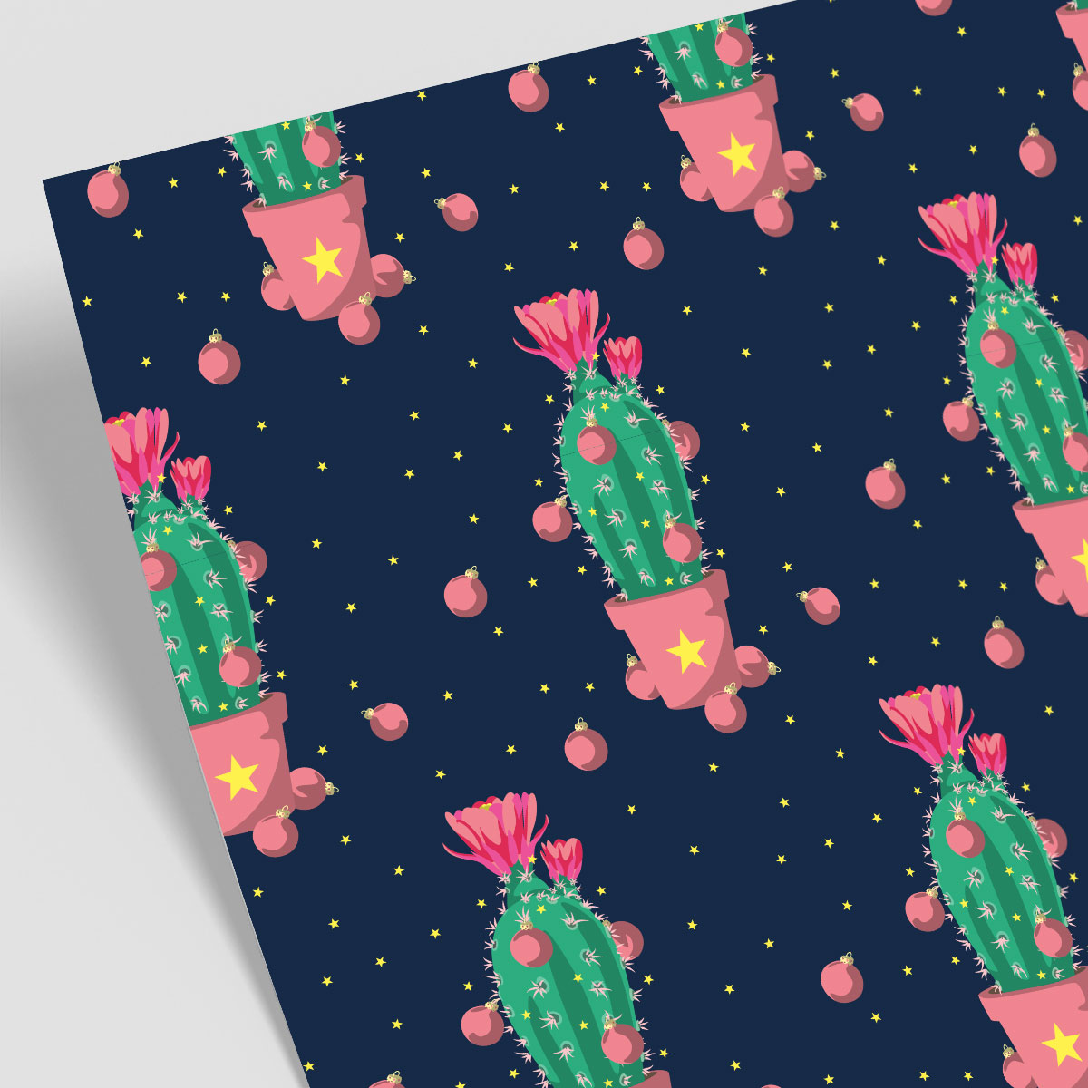 *Geschenkpapier - Crossover - Cactus