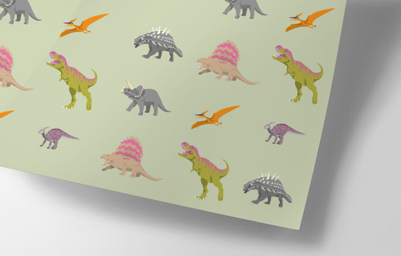*Geschenkpapier - crissXcross - Dinos