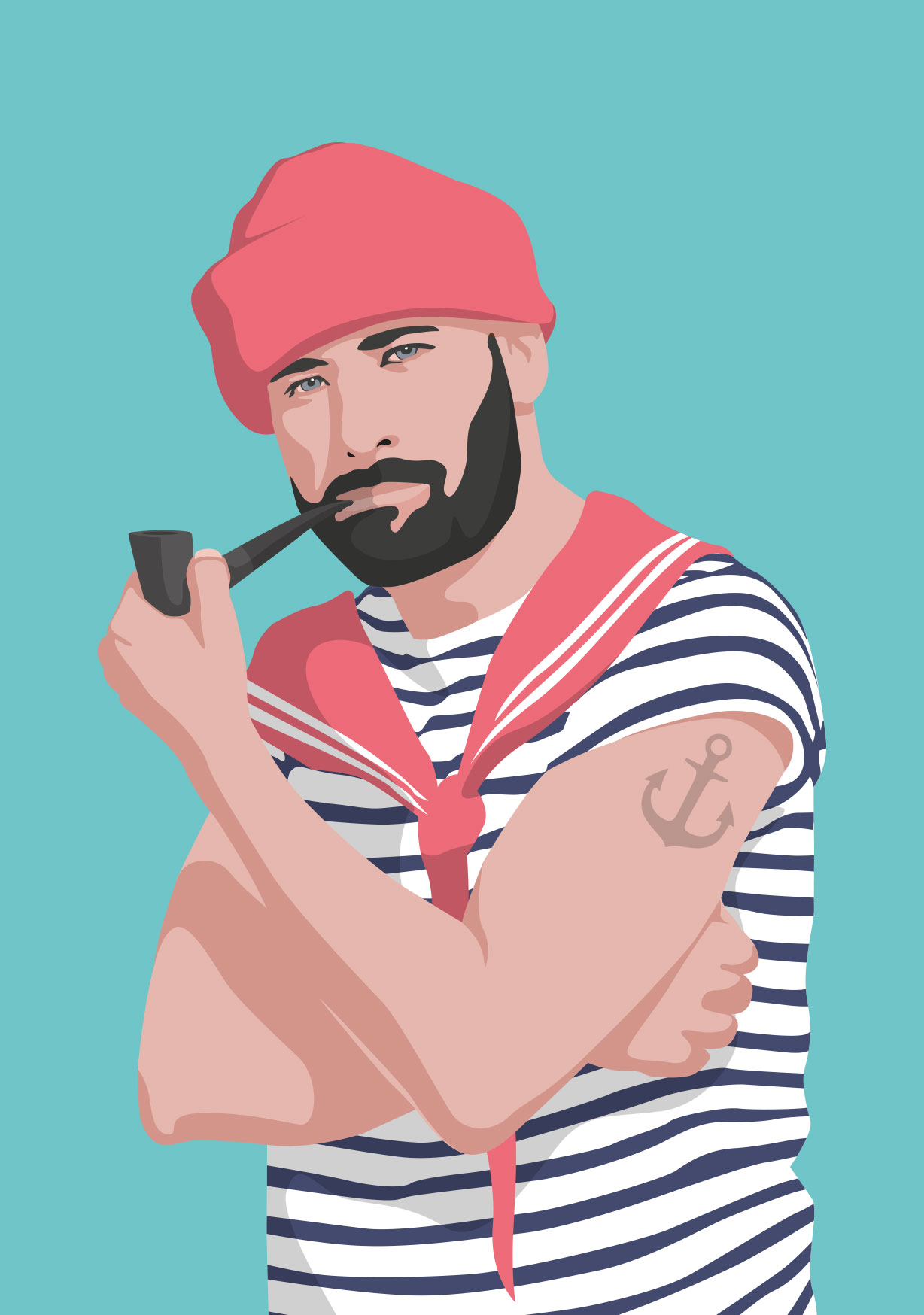 Postcard - luminous - Sailor