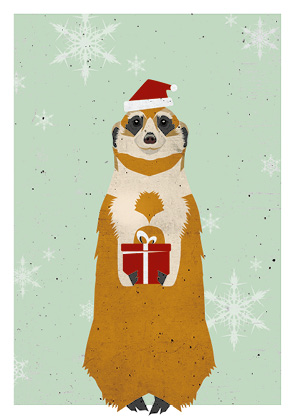 Postkarte - Daria Ivanova - Erdhörnchen