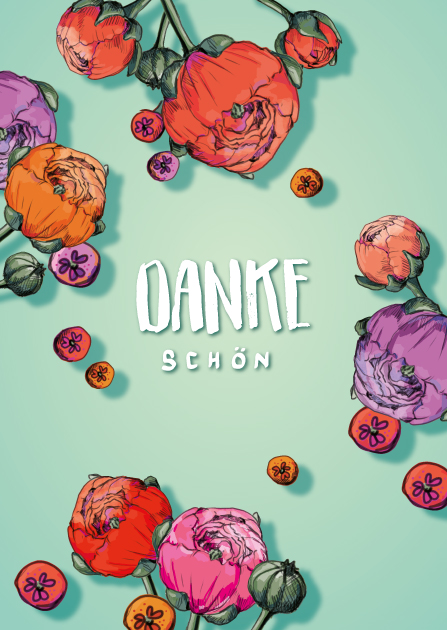 Postcard - illi - MALI Danke schön