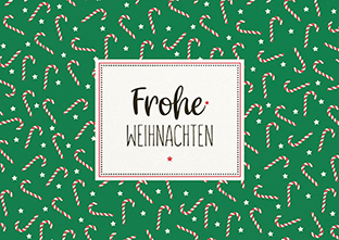 Postkarte - La Card - Zuckerstangen