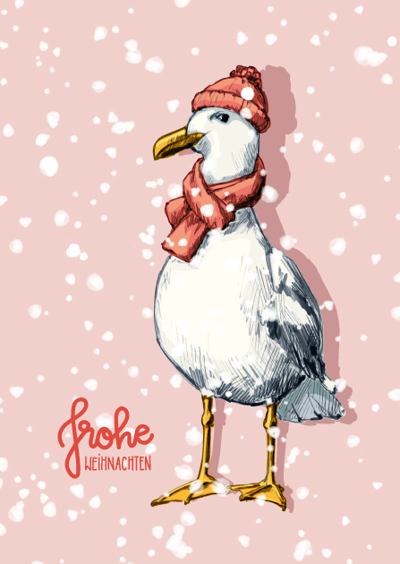 Postkarte - illi - Tuda Frohe Weihnachten