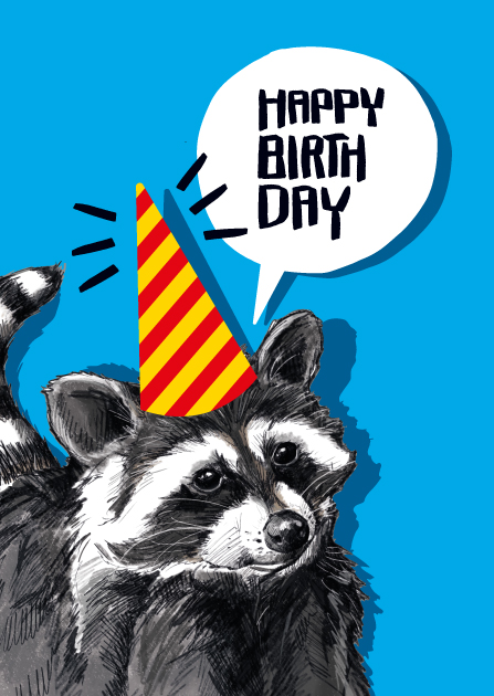 Postkarte - illi - Ricon Happy Birthday