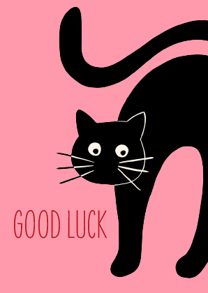 Postkarte - andrea liesert - good luck