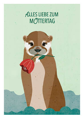 Postcard - Daria Ivanova - Otter