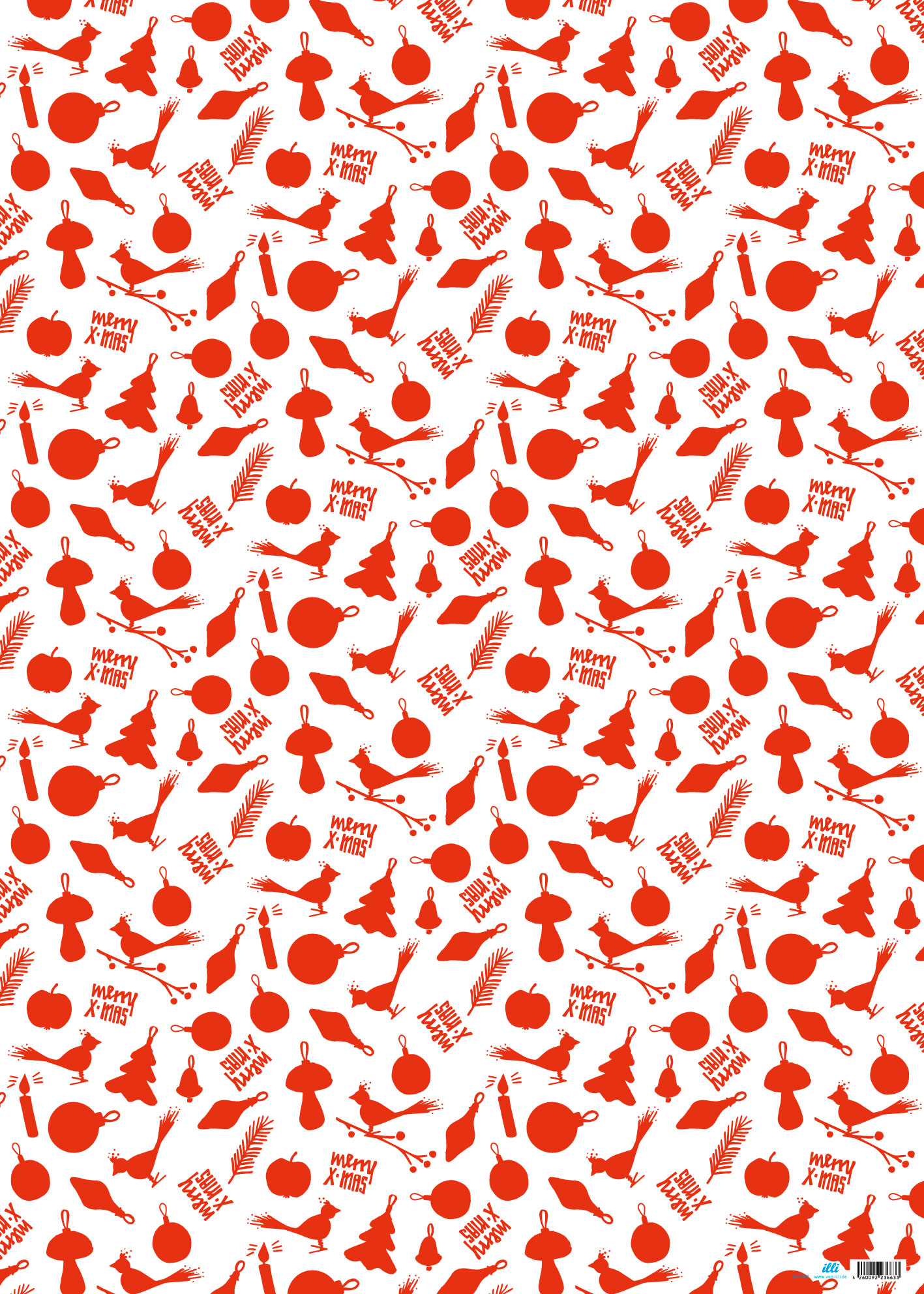 *Geschenkpapier - illi - Zambola Rot