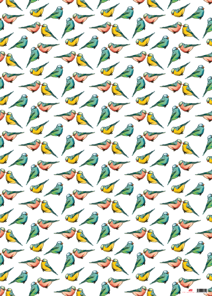 *Geschenkpapier - illi - Lintuja