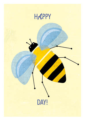 Postcard - Daria Ivanova - Bee