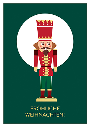 Klappkarte C6 - La Card - Nussknacker