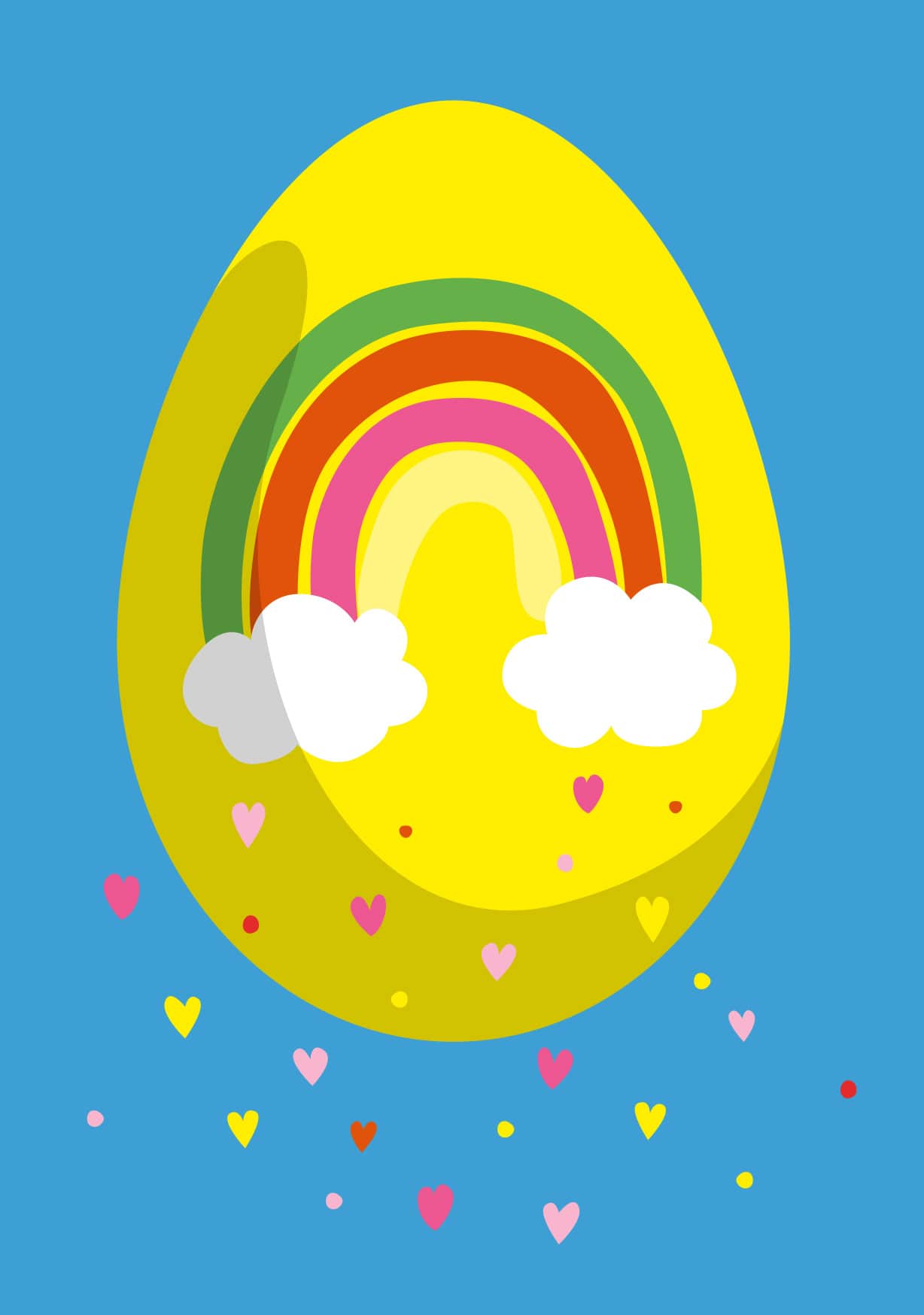 Postkarte - luminous - Regenbogen