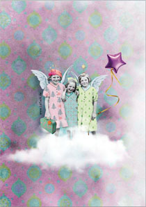 Postkarte - La Tack - 3Engel